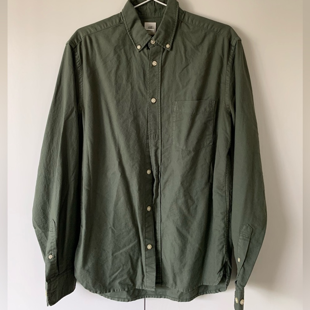 H&M L.O.G.G Casual Long-Sleeve Button-Down